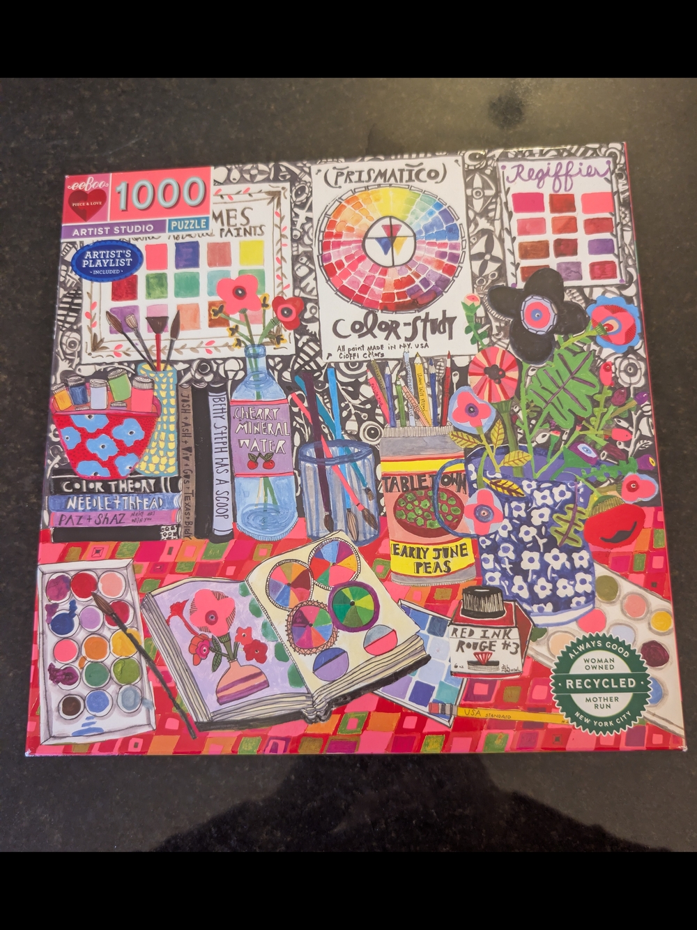 Eeboo  Artist Studio 1000-Piece Puzzle